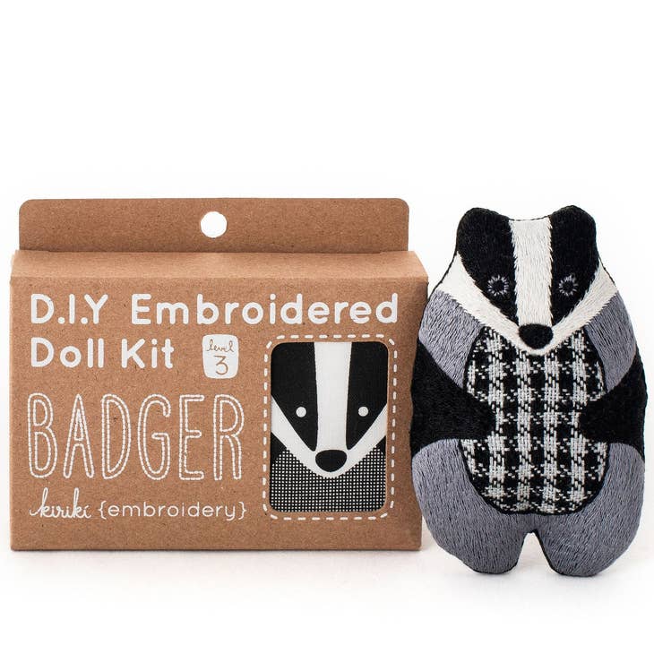 Badger - Embroidery Kit