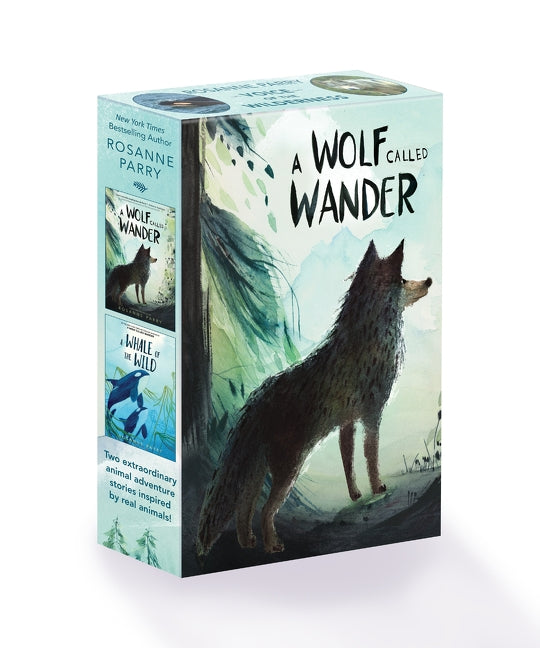Rosanne Parry “Voice of the Wilderness” 2-Book Box Set: A Wolf Called Wander and A Whale in the Wild