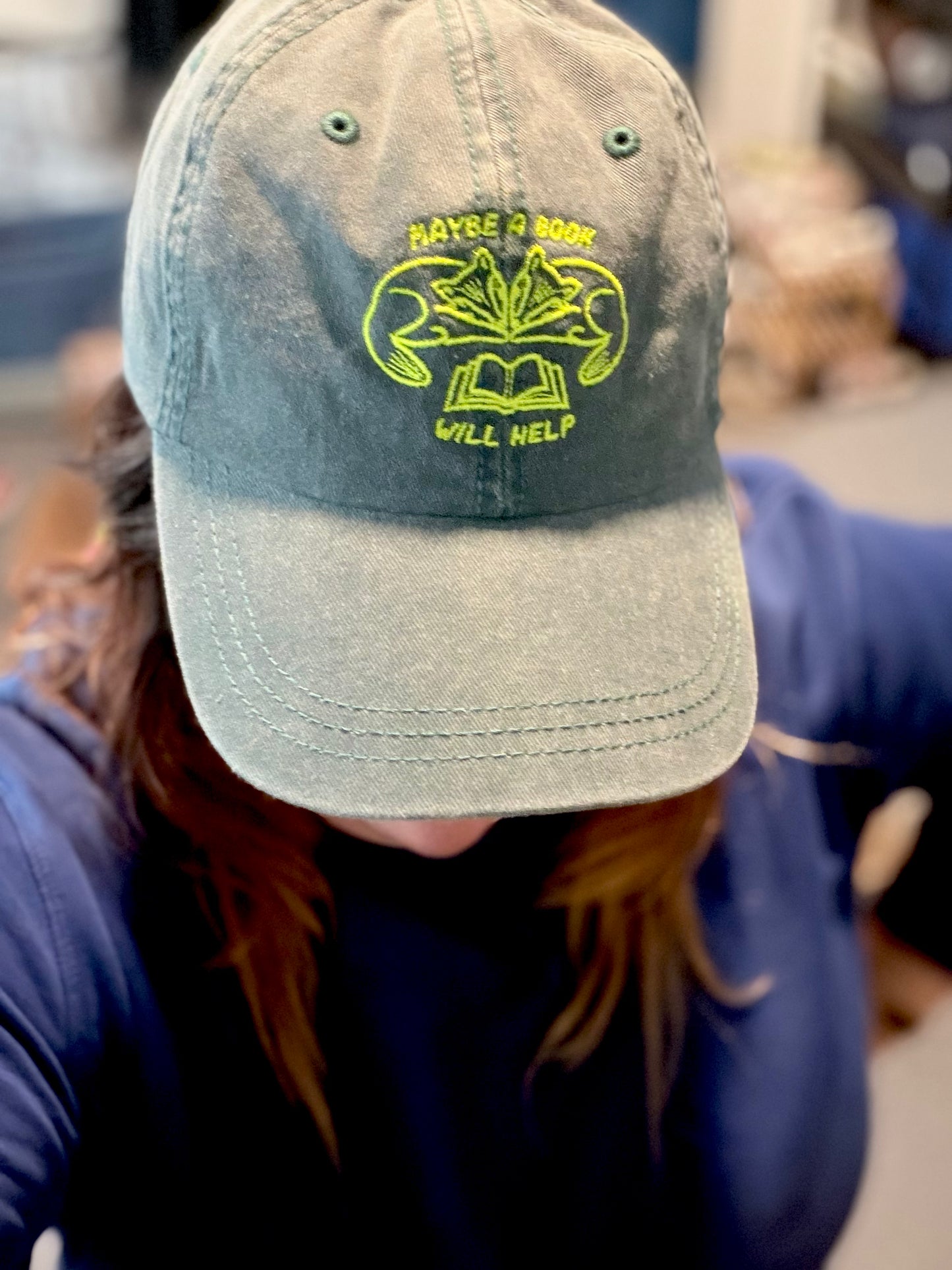 Gather-Made Goods - Maybe a Book Will Help Hat