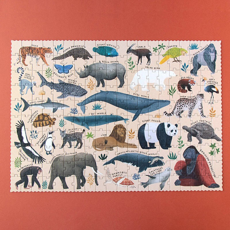 LIFE 200 Piece Puzzle - Endangered Species
