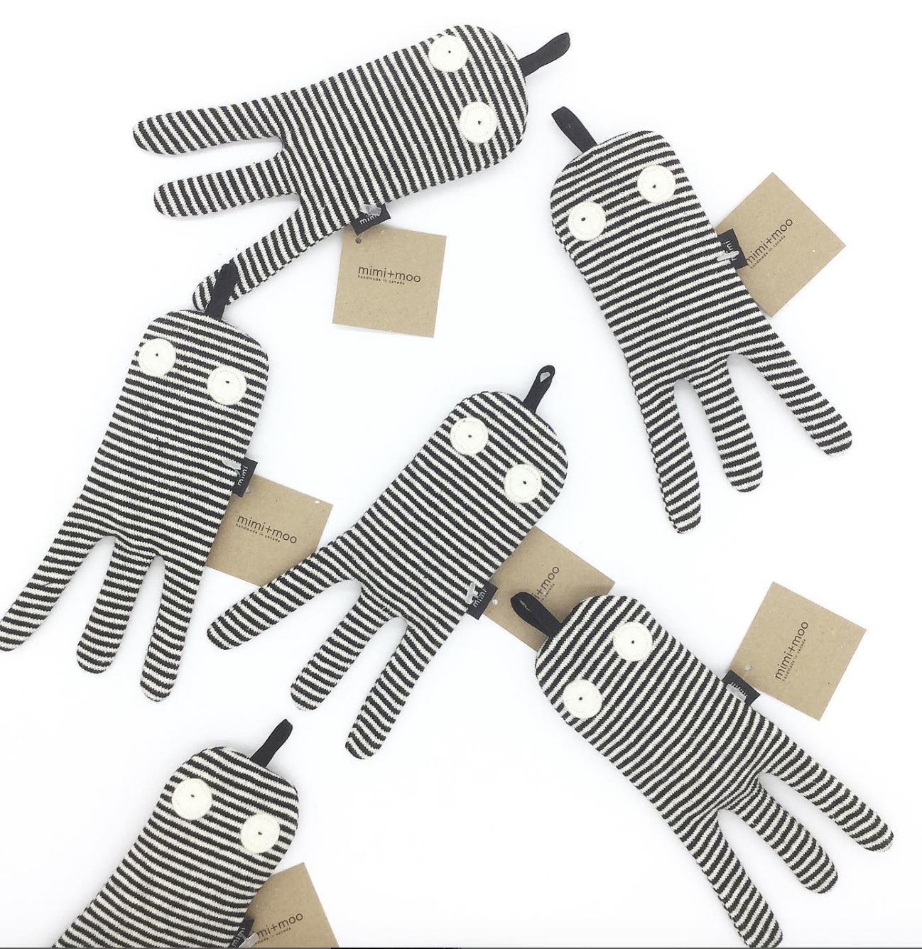 Stroller Clip Toy (Rattle or Crinkle) - Mimi + Moo