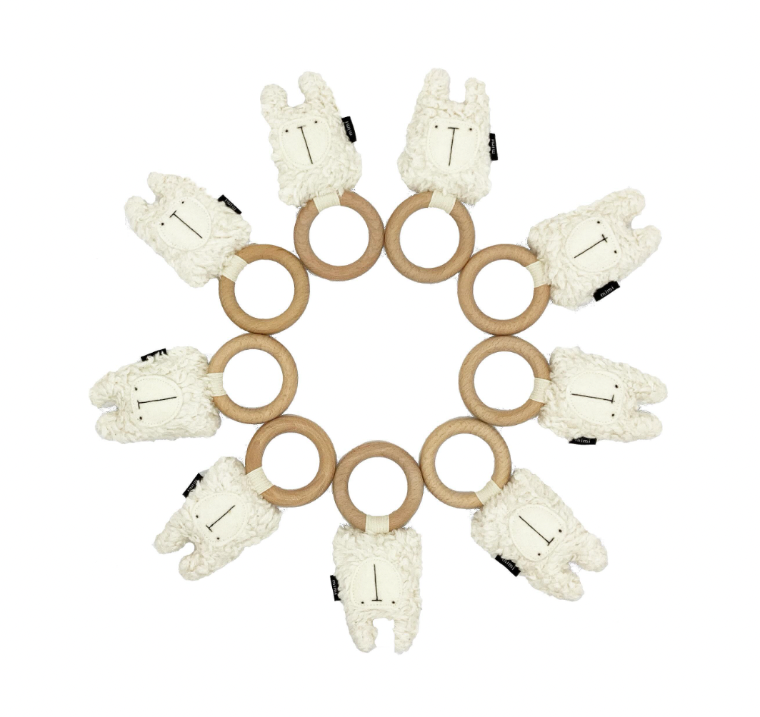 Organic Teething Ring (Various Animals) - Mimi + Moo