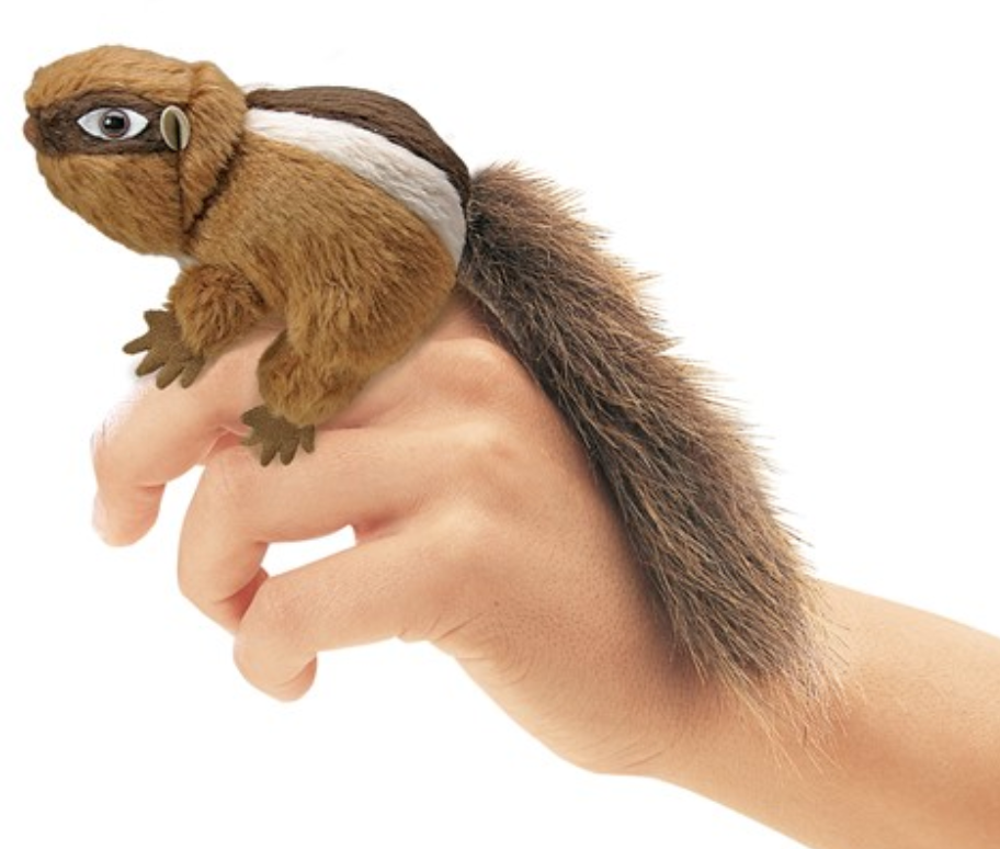 Finger Puppet - Mini Chipmunk
