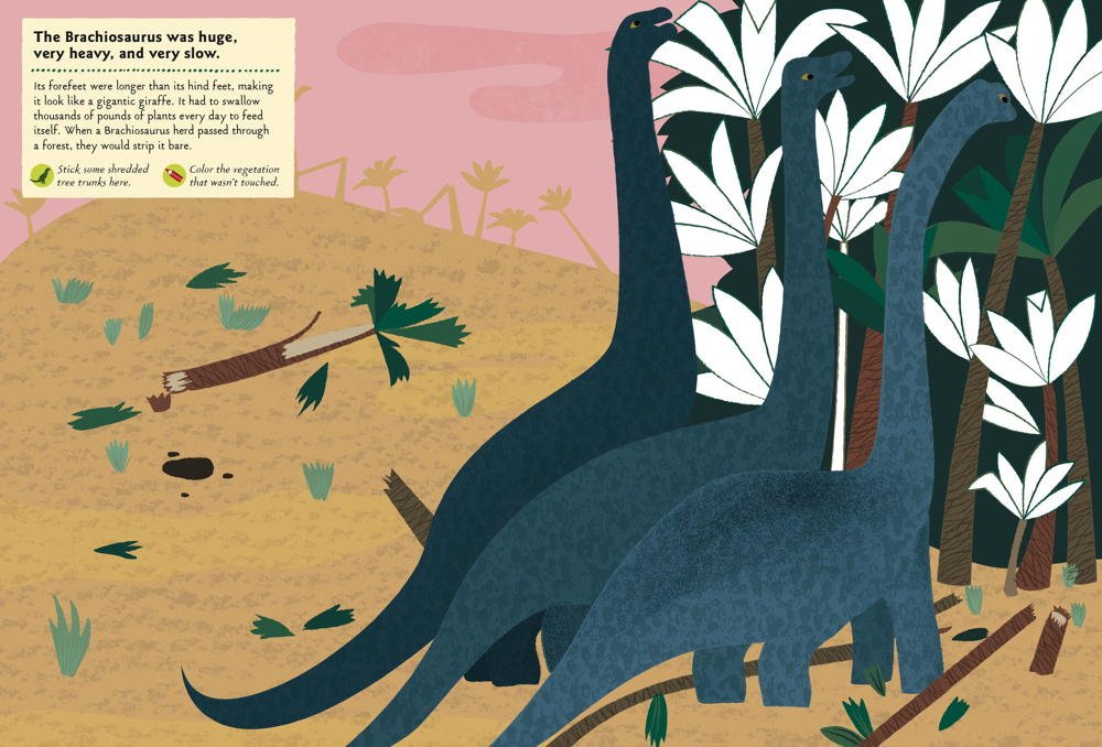 In the Age of Dinosaurs: My Nature Sticker Activity Book