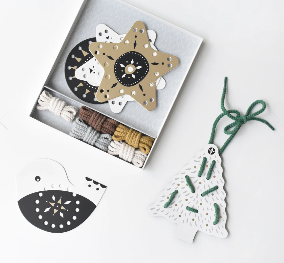 Festive Fun Lacing Ornaments