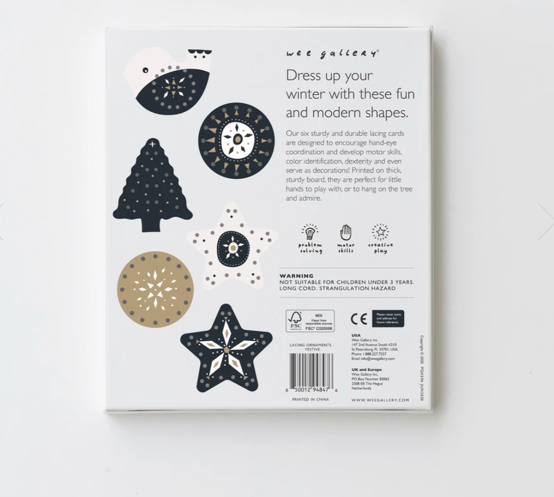 Festive Fun Lacing Ornaments