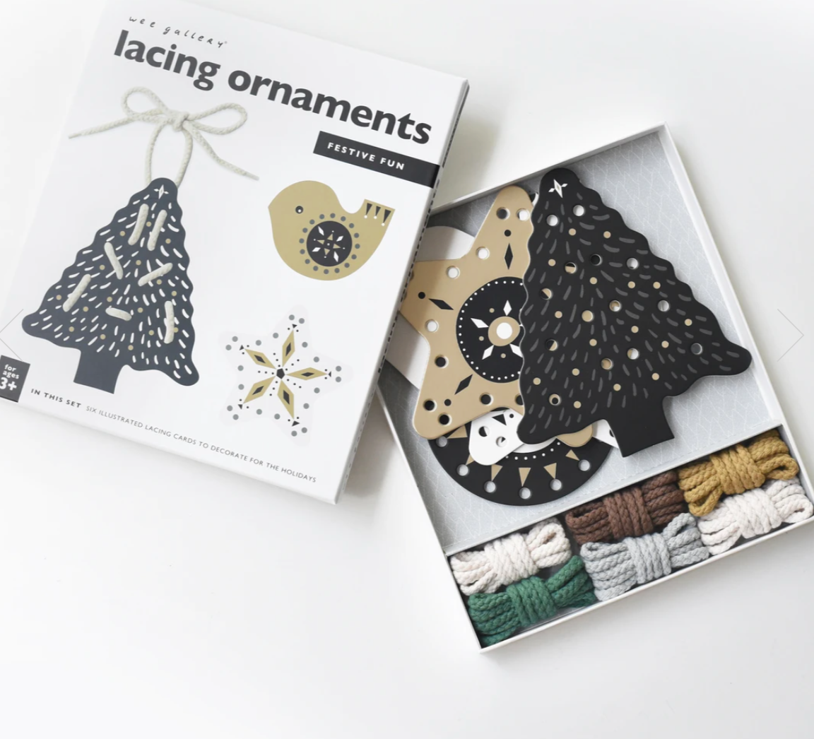 Festive Fun Lacing Ornaments