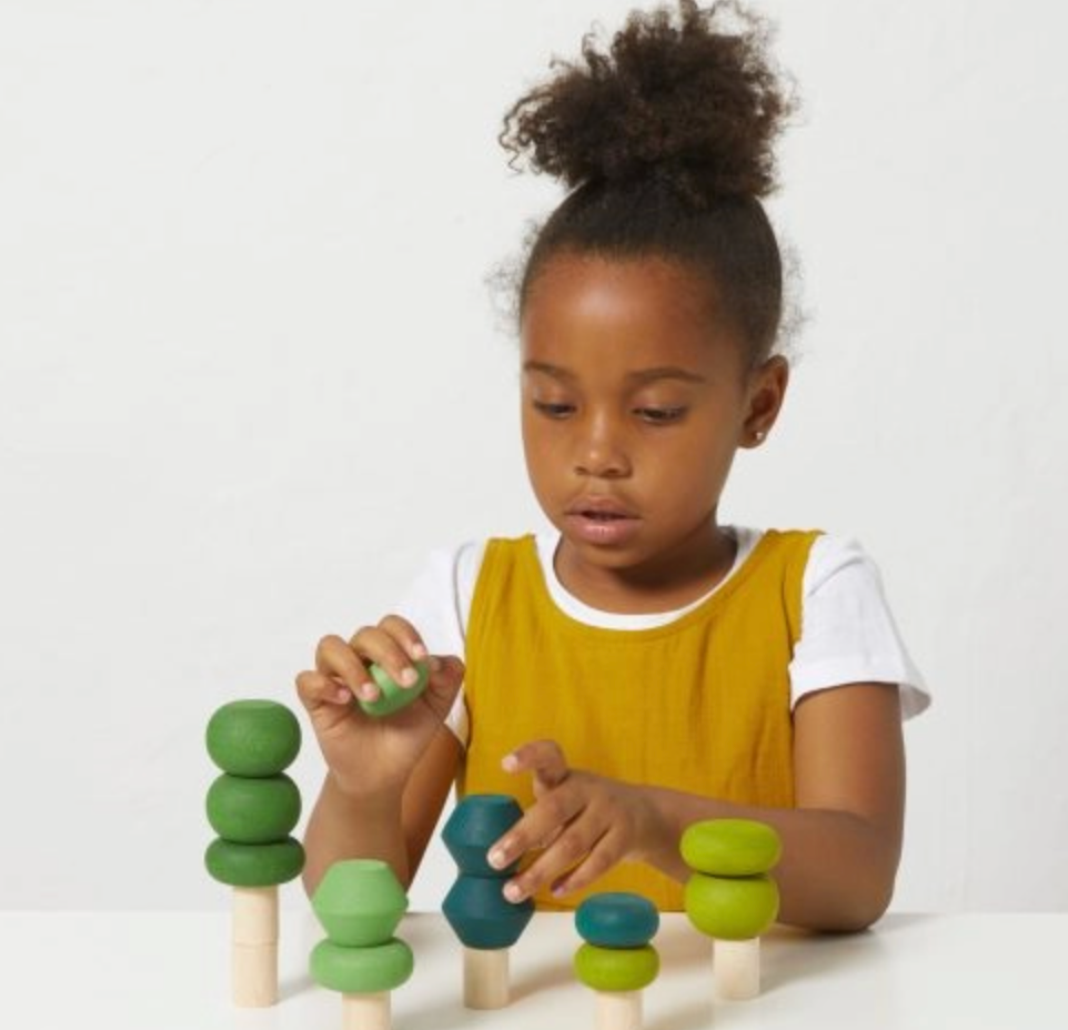 Wooden Stacking Toy - Summer Trees