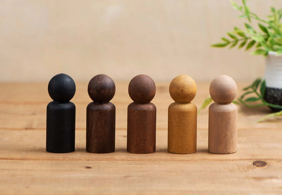 Diverse Peg Dolls - Small
