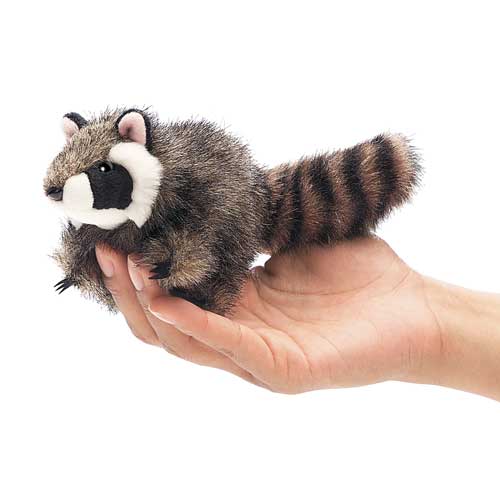 Mini Raccoon - Finger Puppet