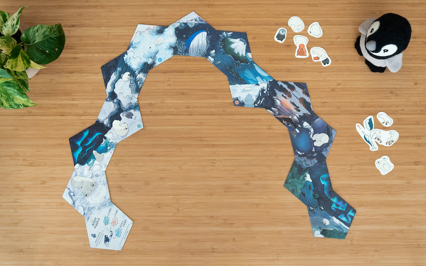 The Bear Who Touched the Northern Lights - an interactive story puzzle