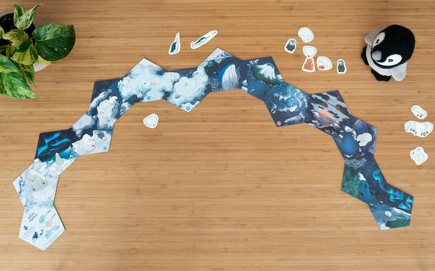 The Bear Who Touched the Northern Lights - an interactive story puzzle