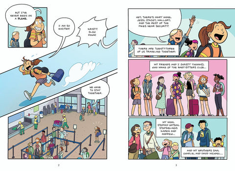 Baby-sitters on Board!: A Graphic Novel (The Baby-sitters Club Super Special #1)