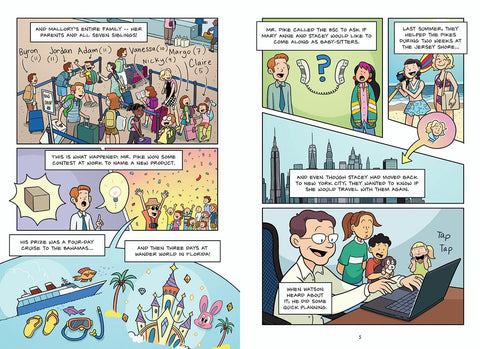 Baby-sitters on Board!: A Graphic Novel (The Baby-sitters Club Super Special #1)