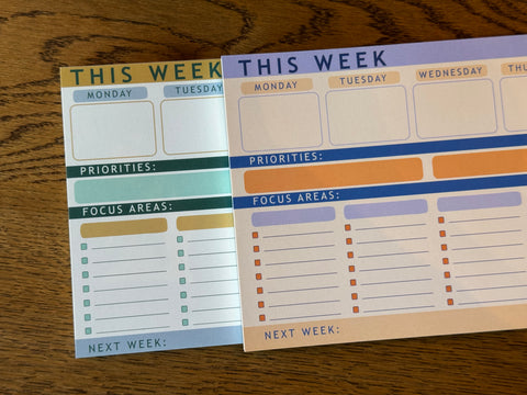 Gather-Made Goods - Notepad Planner (This Week)