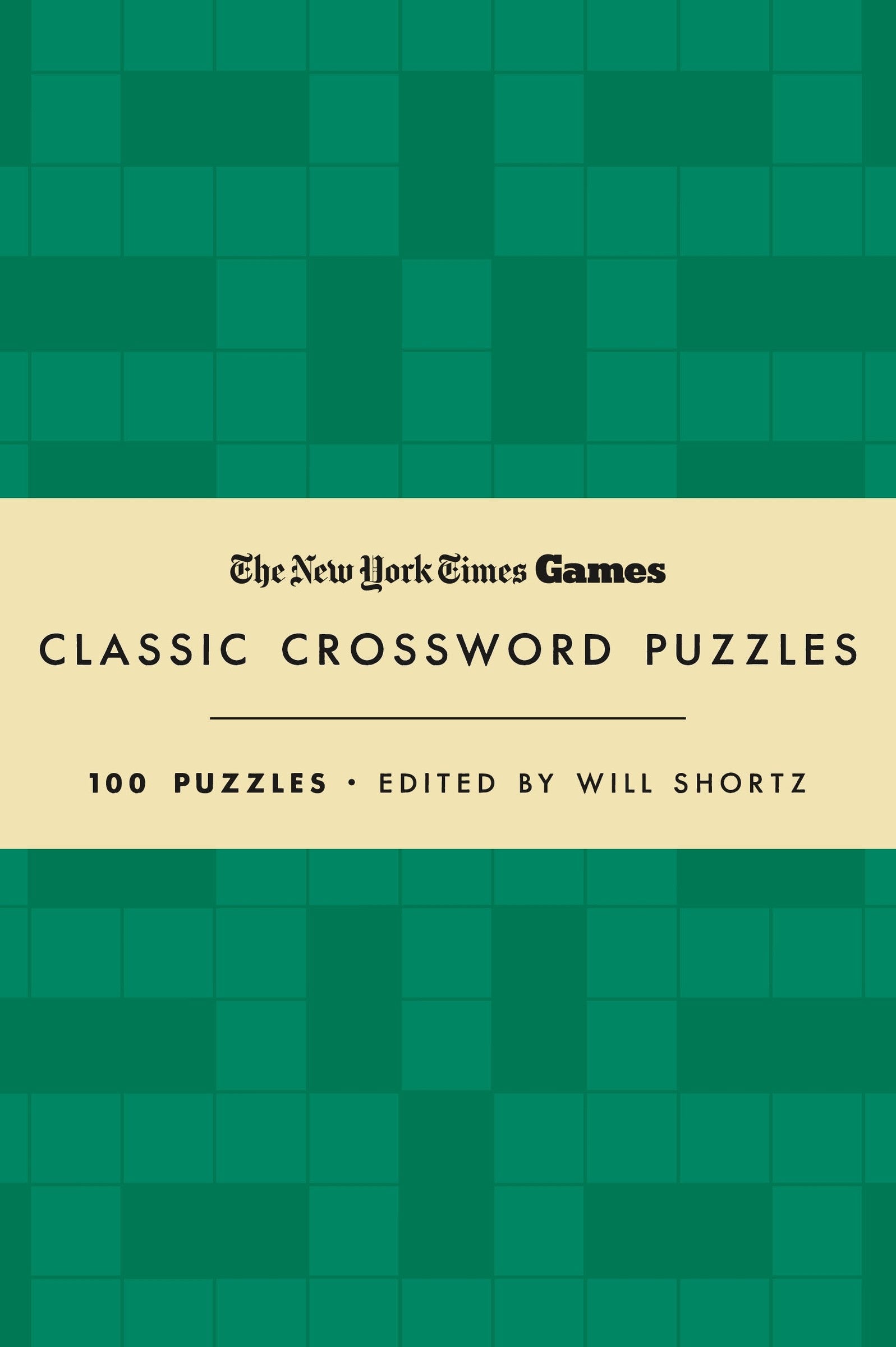 New York Times Games Classic Crossword Puzzles (Forest Green and Cream)