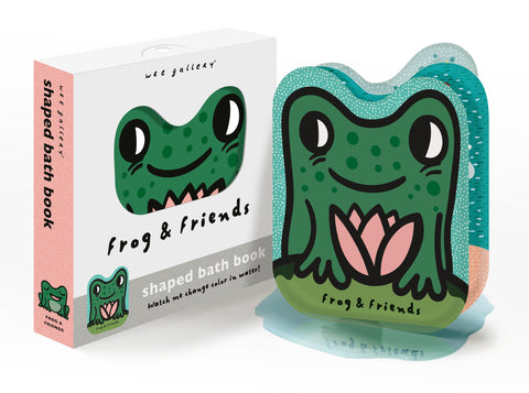 Frog and Friends Shaped Bath Book