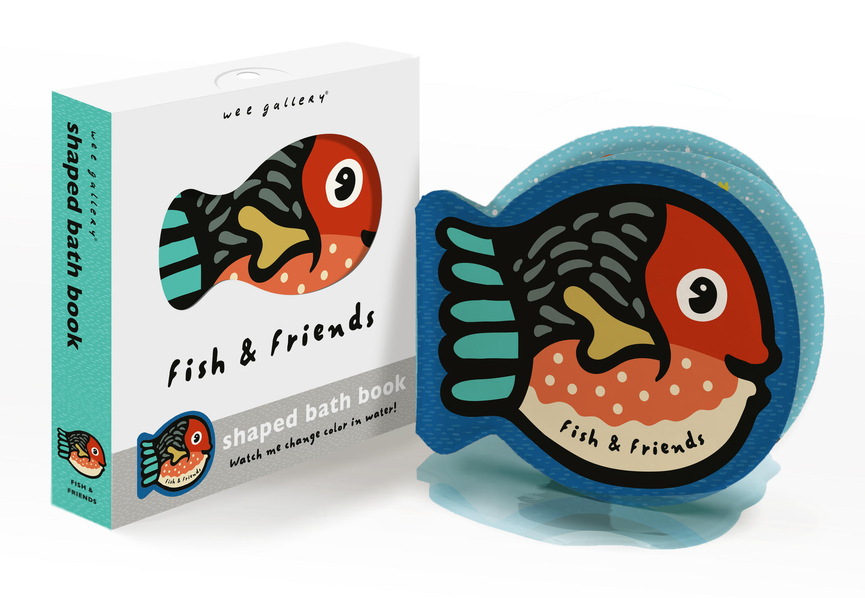 Fish and Friends Shaped Bath Book