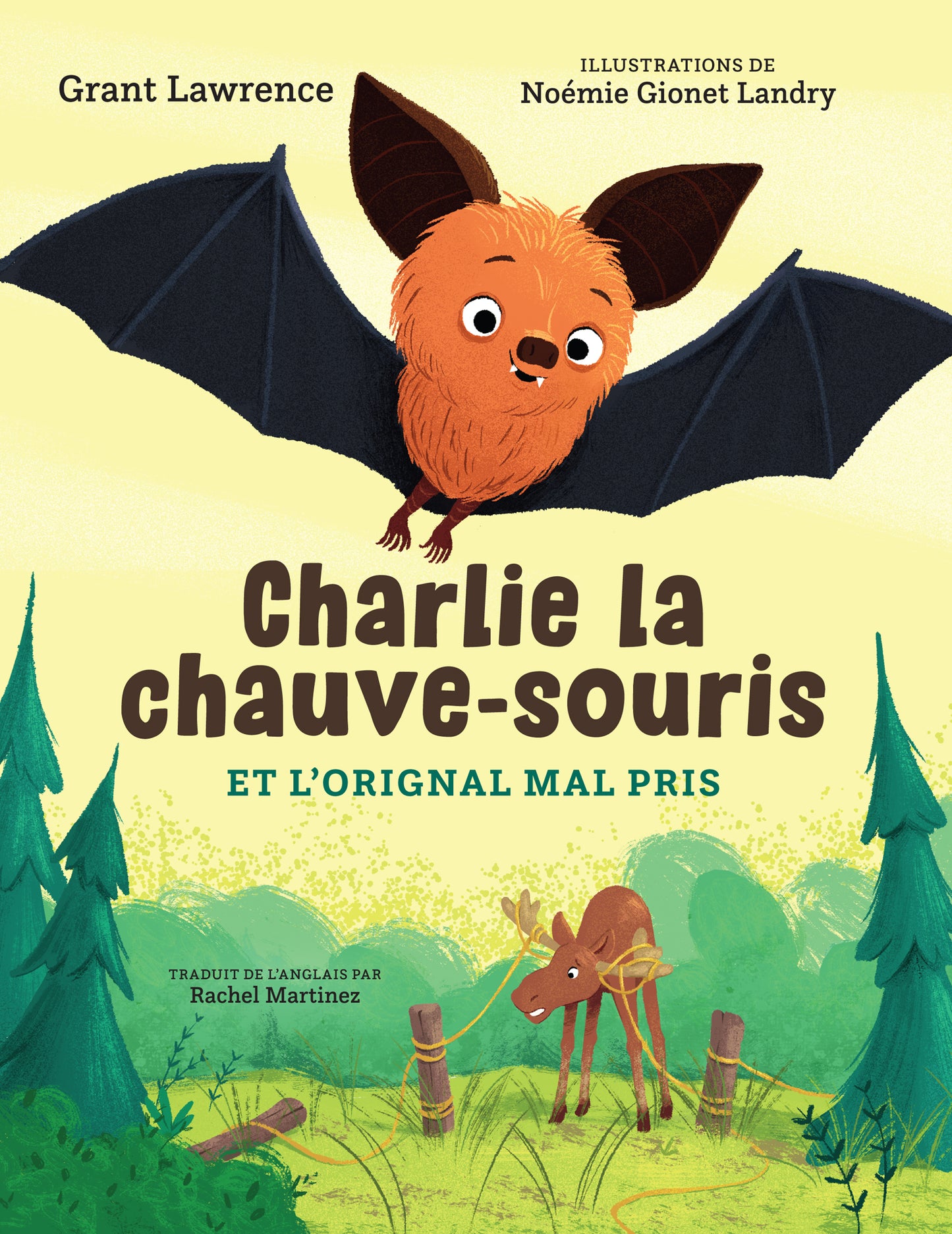 Charlie la chauve-souris et l’orignal mal pris