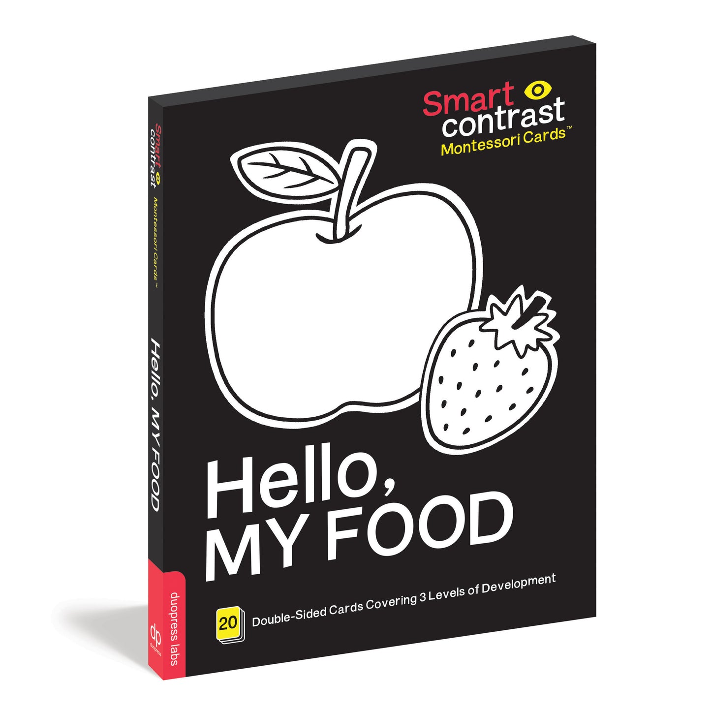 Smartcontrast Montessori Cards - Hello, My Food