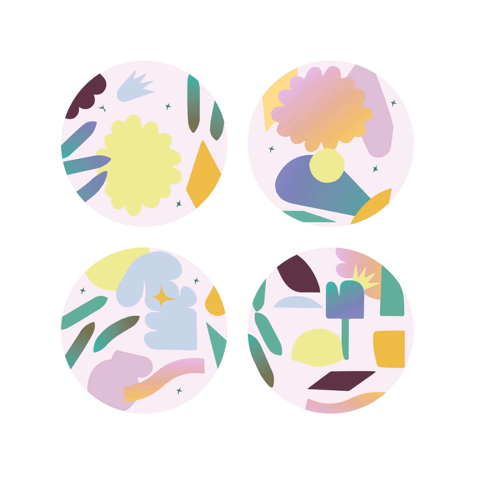 Aborbent Ceramic Coasters