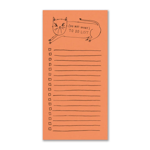 Notepad - (Do Not Want) To Do List