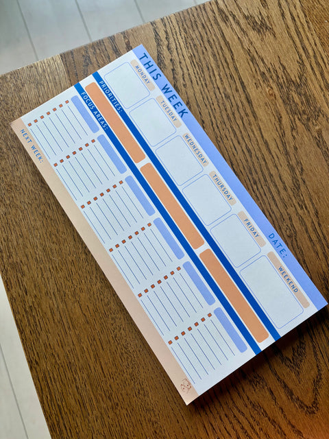Gather-Made Goods - Notepad Planner (This Week)
