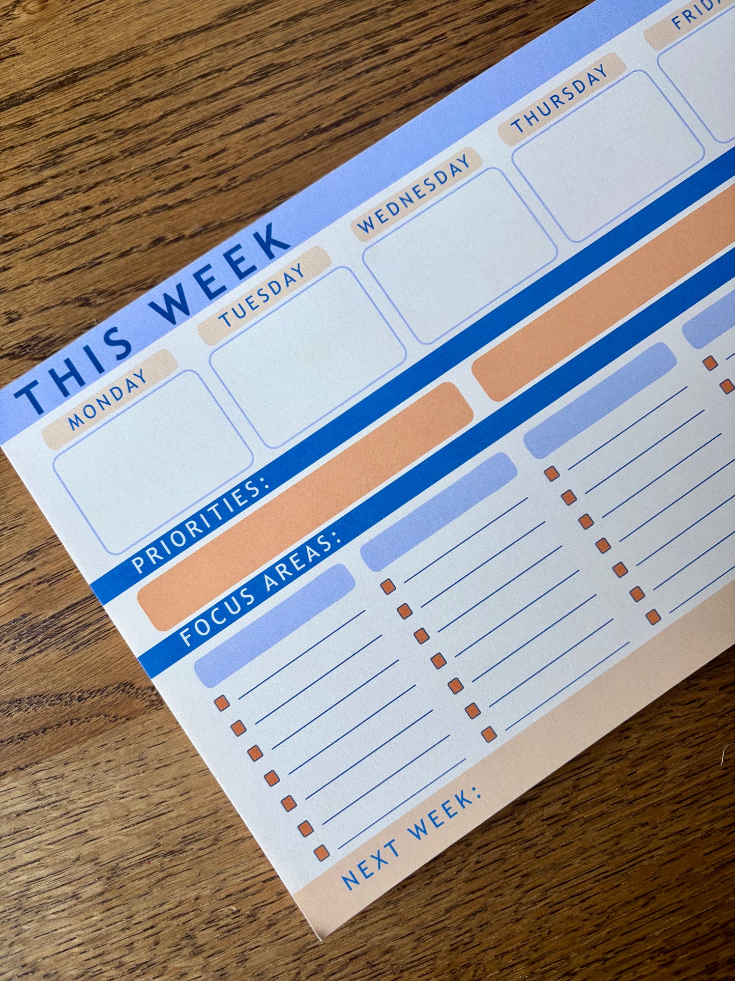This Week - Notepad Planner