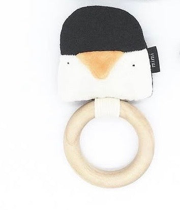Mimi + Moo Organic Teething Ring (Various Animals)
