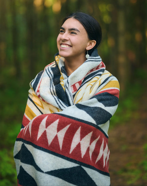 Mini Tipi - Throw Blanket