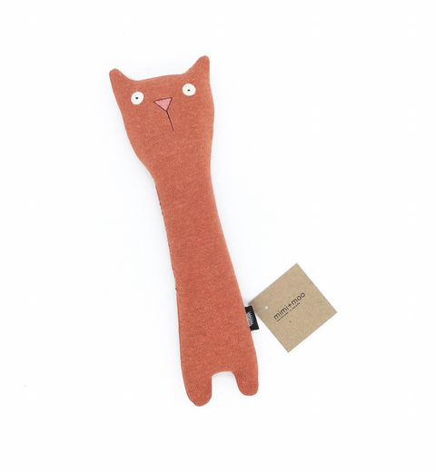 Mimi + Moo Organic Long Neck Rattle (Various Animals)