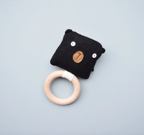 Mimi + Moo Organic Teething Ring (Various Animals)