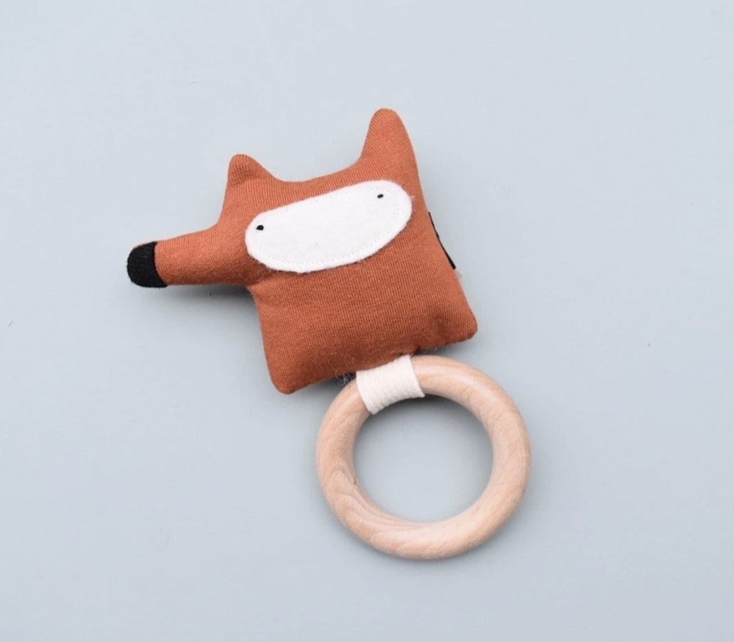 Organic Teething Ring (Various Animals)