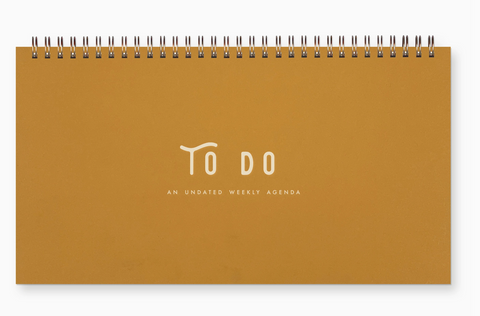 Portrait Undated Weekly Planner - Ruff House Printing Various Designs