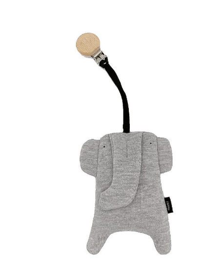 Mimi + Moo Stroller Clip Toy (Rattle or Crinkle)