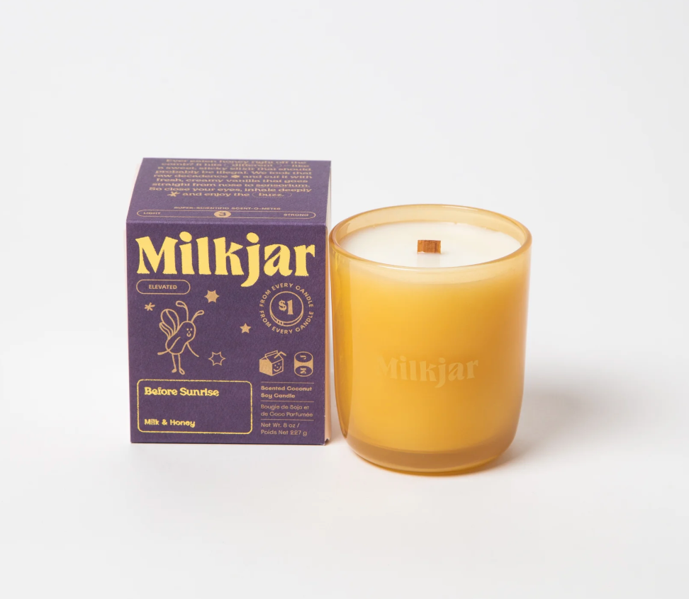 Candle - Milk Jar (Various)