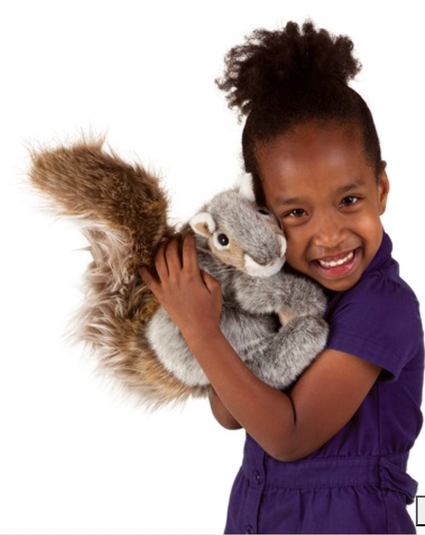 Grey Squirrel Full-Sized Puppet
