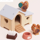 Doll House Chicken Coop Set