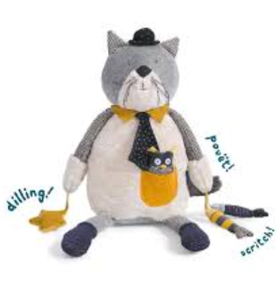 Moustaches Activity Cat