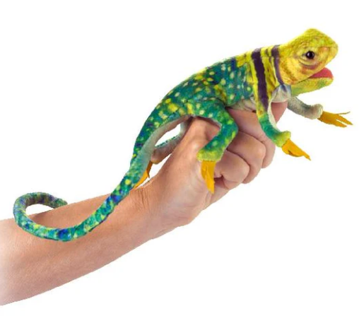 Finger Puppet: Mini Collared Lizard