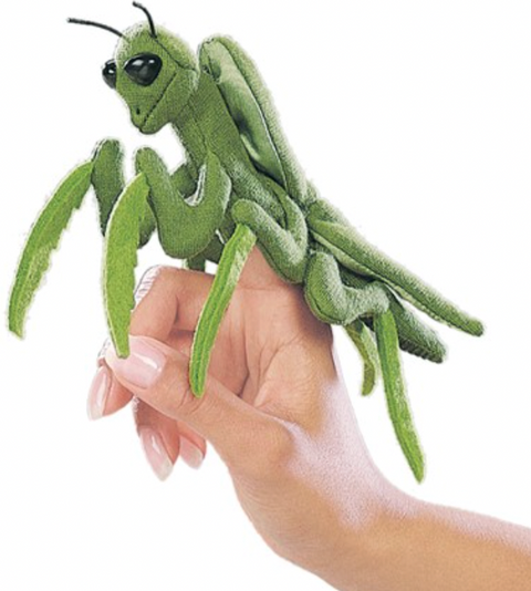 Mini Finger Puppet: Praying Mantis