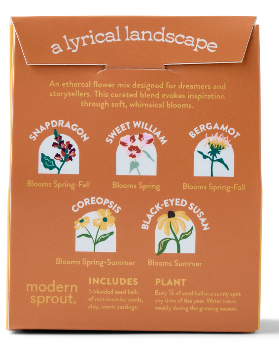 Bespoke Blooms Seed Balls - The Poet's Garden
