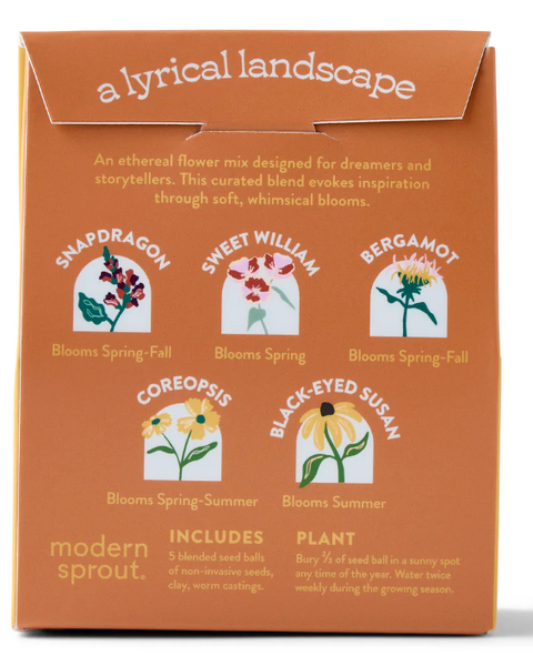 Bespoke Blooms Seed Balls - The Poet's Garden