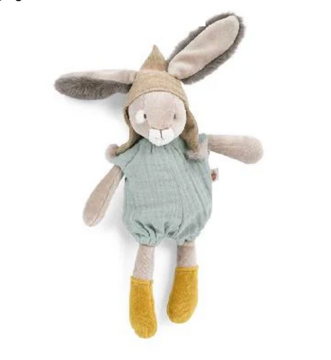 Trois Petits Lapins - Sage Rabbit Little Soft Toy