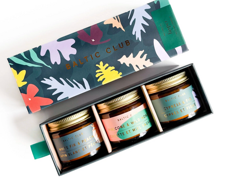 Candle Trio Set - Baltic Club (All Styles)
