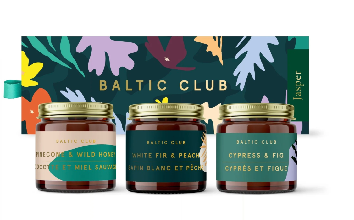Candle Trio Set - Baltic Club (All Styles)