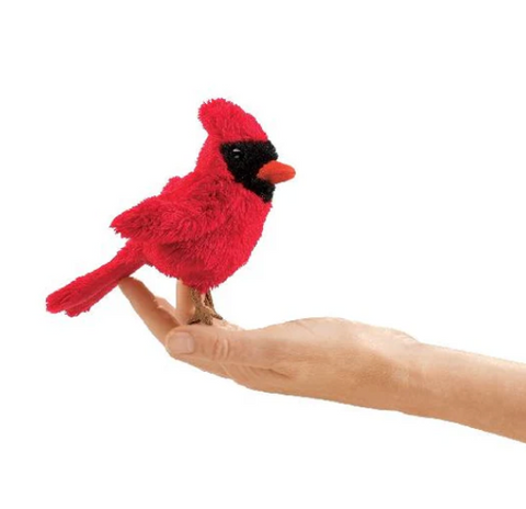 Mini Finger Puppet - Cardinal