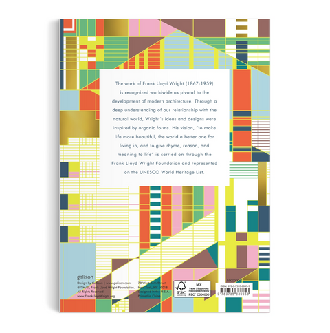 Frank Lloyd Wright Hillside Curtain Premium A5 Notebook