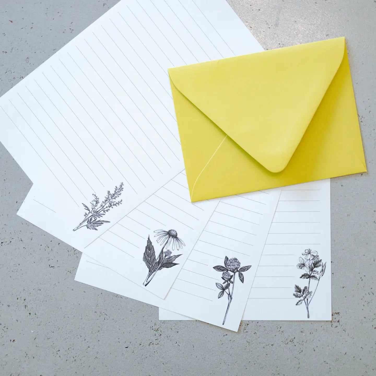 Stationery Set - Flowers