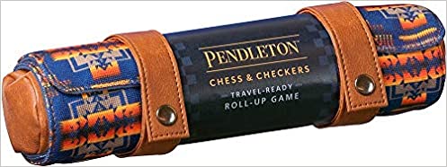 Pendleton Chess & Checkers Travel-Ready Roll-Up Game